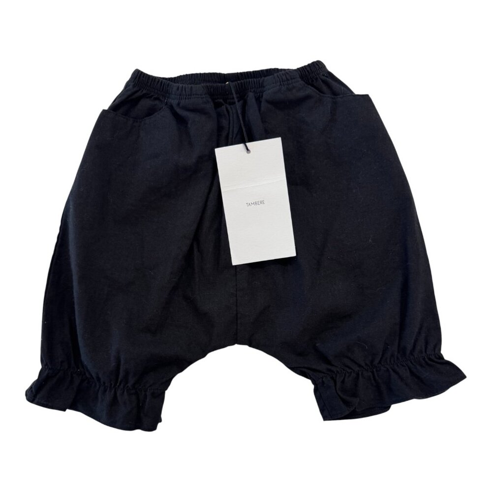 TAMBERE - BLOOMERS  - 60%LINEN/40%COTTON - BLACK - NWT - Picture 2 of 4